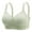 Green, variant on Running Sports Bras for Women No Underwire Bra Feature V-Neck No Underwire Bra Style W-872 Hook and Eye Closure Cotton Bralettes Beige S