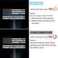 thumbnail image 5 of Reflective Blue Line US Flag Decal Stickers for Cars & Trucks, 5 of 6