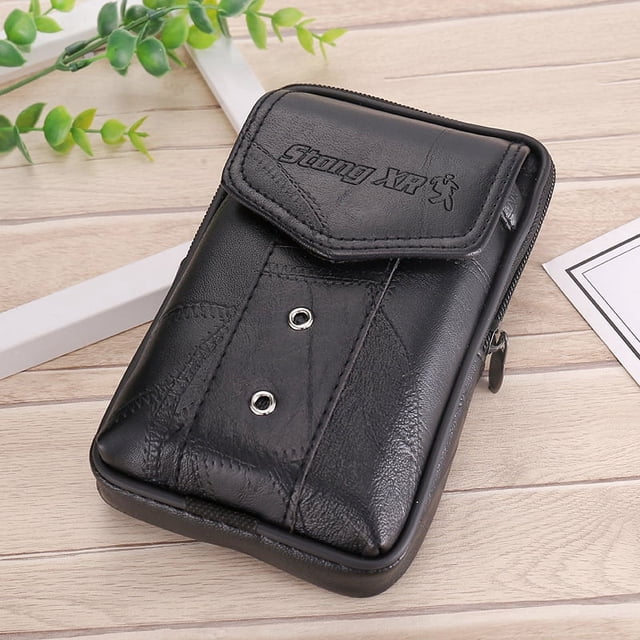 Riñonera multifuncional para hombre, para deportes de campo, construcción, gran capacidad, para cigarrillos, monedas, teléfono móvil