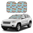 thumbnail image 4 of Bingfone Turtles And Corals Car Windshield Sunshade,Sun Foldable Sun Shield Sun Visor for Car - Small, 4 of 8