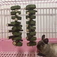 thumbnail image 6 of D-GROEE Bunny Rabbit Chew Toys- Natural Apple Branch Chewing Sticks with Grass Cake for Rabbits, Chinchillas, Guinea Pigs, Hamsters Teeth Chewing Playing Dental Health, 6 of 7