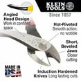 thumbnail image 2 of Klein Tools D248-8 High Leverage Pliers, Diagonal Cutters, Angled Head, Standard Cut, 8-Inch Short Jaw Pliers, 2 of 6