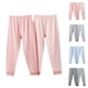thumbnail image 3 of Odeerbi 2-12 Años Niños Niñas 2 Pcs Algodón Pijama Pantalones Térmicos Pantalones Largos Johns Sleepwear Pantalones Invierno Leggings Caliente, 3 of 4