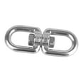 thumbnail image 2 of Swivel Hooks Heavy Duty | 8-character Ring Swivel Eye Hook | 360° Smooth Rotation Heavy Duty 304 Stainless Steel Swivel Ring, Double Ended Swivel Eye Hooks For Web Tree Swing, 2 of 9