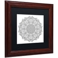 thumbnail image 2 of Trademark Fine Art "Calming Mandala" Canvas Art by Kathy G. Ahrens, Black Matte, Wood Frame, 2 of 4