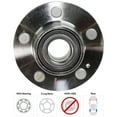 thumbnail image 2 of Wheel Hub Compatible with 2001-2006 Hyundai Santa Fe 6Cyl 4Cyl 2.7L 3.5L 2.4L Rear, Left Driver or Right Passenger Bearing included, 2 of 5
