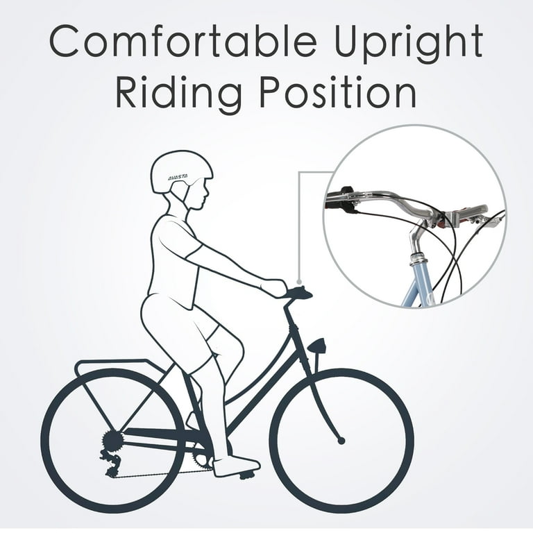 AVASTA Hybrid Bike for Women Female Lightweight Step Through 26