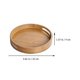 thumbnail image 3 of 1Pc Portable Bread Tray Round Bamboo Fruit Bowl Bread Cake Bamboo Tray for Home, 3 of 4