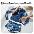 thumbnail image 3 of Abbraccia Traje de surf para mujer, cierre, manga larga, secado rápido, protección solar, estampado floral, snorkel, playa, temporada cálida, 3 of 6