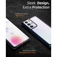 thumbnail image 3 of CaseBorne ArmadilloTek R Compatible with Samsung Galaxy S21 Ultra 5G Hybrid Clear Case (2021 Release) - Blue, 3 of 5