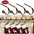 thumbnail image 4 of Nrdde Christmas Stocking Holders for Mantle Set 4,Lightweight Stocking Holder No-Slip, 4 of 5