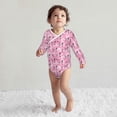 thumbnail image 4 of Xecao Cartoon Poodle Dog Print Baby unisex-baby Cotton Long-sleeve Bodysuits-3 Months, 4 of 6