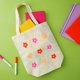 thumbnail image 2 of Juego de 24 bolsas de lona de algodón en blanco para mujer, para manualidades, bricolaje, reutilizables, para comestibles y suministros, bolsas de regalo de tela, 33 x 29 cm, 2 of 8