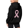 thumbnail image 2 of SHIXIAOO Chandails à Capuchon et Chandails pour Femmes pour Tenue Décontractée Style à Fermeture Éclair avec Imprimé Ruban de Sensibilisation au Cancer pour Confort Toute l'Année s'Agence Bien Chandail à Capuchon Uni Femmes plus Chandail Doux à Enfiler, 2 of 5