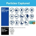 thumbnail image 4 of Filtrete 20x25x1 AC Furnace Air Filter, MERV 13, MPR 2200, Elite Allergen, Bacteria & Virus Filter, 3-Month Pleated 1-Inch Electrostatic Air Cleaning Filter, 2-Pack Actual Size 19.69x24.69x0.78 in, 4 of 9