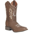 thumbnail image 2 of Men's Nubuck Leather Embroidered Design Rodeo Western Cowboy Boots 'El General' 51116, 2 of 5