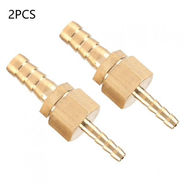 Barb,2pcs 4--6mm Brass Fitting Brass Barb Reducingplugconnector Highly Versatile