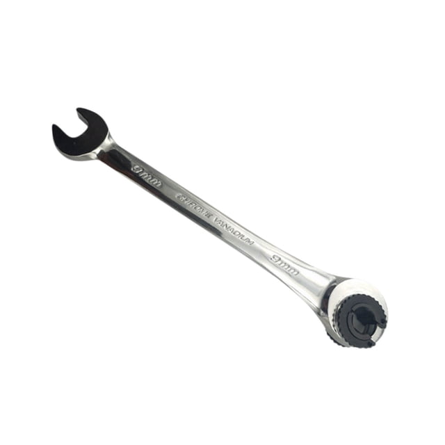 Xihbxyly Llave de Trinquete de Boca Abierta, Acero Al Vanadio, Alto Torque, 72 Dientes, Diseño de Trinquete Rápido, Herramienta de Precisión para Mecánica, Uso En Espacios Reducidos, Multifunción, Ta