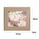 thumbnail image 2 of Laklulu Caja de flores artificiales caja de regalo para fiesta de boda-raíz de loto rosa+champán, 2 of 5