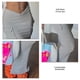 thumbnail image 5 of Falda plisada maxi bodycon, falda con dobladillo dividido, falda maxi bodycon con solapa, falda maxi bodycon con bolsillo, artesanía superior, 5 of 6