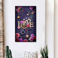 thumbnail image 4 of (Big Size) Love Flower-Full Round Diamond Painting 40*70cm, 4 of 10