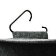 thumbnail image 4 of Household Essentials 4 Pocket Wide Organizer with Hangbar, Graphite, 4 of 7