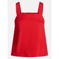 thumbnail image 6 of Time and Tru Women's Square Neck Linen Tank, Sizes XS-XXXL, 6 of 6