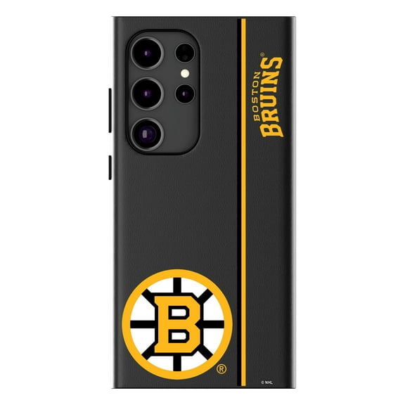 Keyscaper  Black Boston Bruins Galaxy Magnetic Bump Case