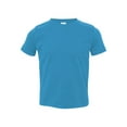 thumbnail image 2 of Rabbit Skins 3321 - Fine Jersey Toddler T-Shirt, Turquoise, 2T, 2 of 3
