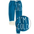 thumbnail image 2 of Womens Sherpa Lined Sweatpants Fleece Thermal Letter Printed Drawstring Thicken Winter Warm Joggers Casual Lounge Pants (L, Dark Blue-3), 2 of 3