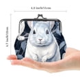thumbnail image 2 of Animal Stylish Minimalist Coin Purse - 0.7 Microfiber Zinc Alloy Jaws - 4.3x4.7 in/11x12 cm - Compact and Trendy Design!, 2 of 7