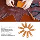 thumbnail image 4 of 10 juegos de hebillas a presión de cuero genuino para coser, cierre de pestaña suave para manualidades DIY, bolsos, maletas, 4 of 8