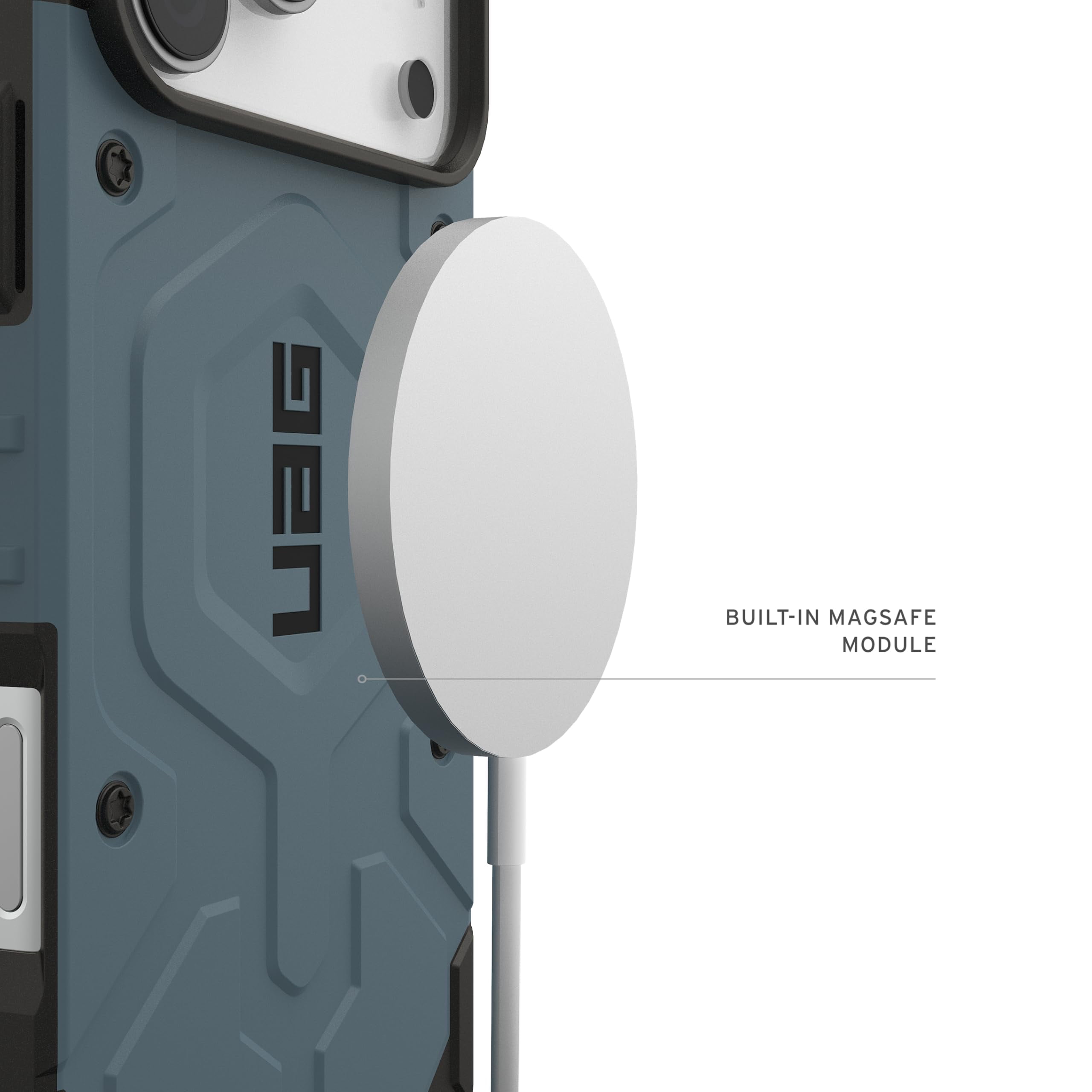 UAG iPhone 17 Pro Max Case Pathfinder - Compatible with MagSafe Military Grade Protective Cover, Cloud Blue