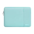 thumbnail image 1 of Funda para portátil MOSISO de 13,3 pulgadas de poliéster, color azul menta, 1 of 6