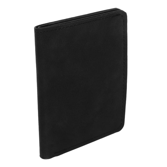 LITINKIMI Vertical Credit Card Holder Organizer for Travel and Home Use, Black Compact Wallet