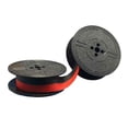 thumbnail image 1 of Tholdsy Cinta de impresora de larga duración, 2 pack/lote, para documentos claros y nítidos, carrete de tinta para máquina de escribir Kits de mantenimiento de impresoras rojo y negro, 1 of 6