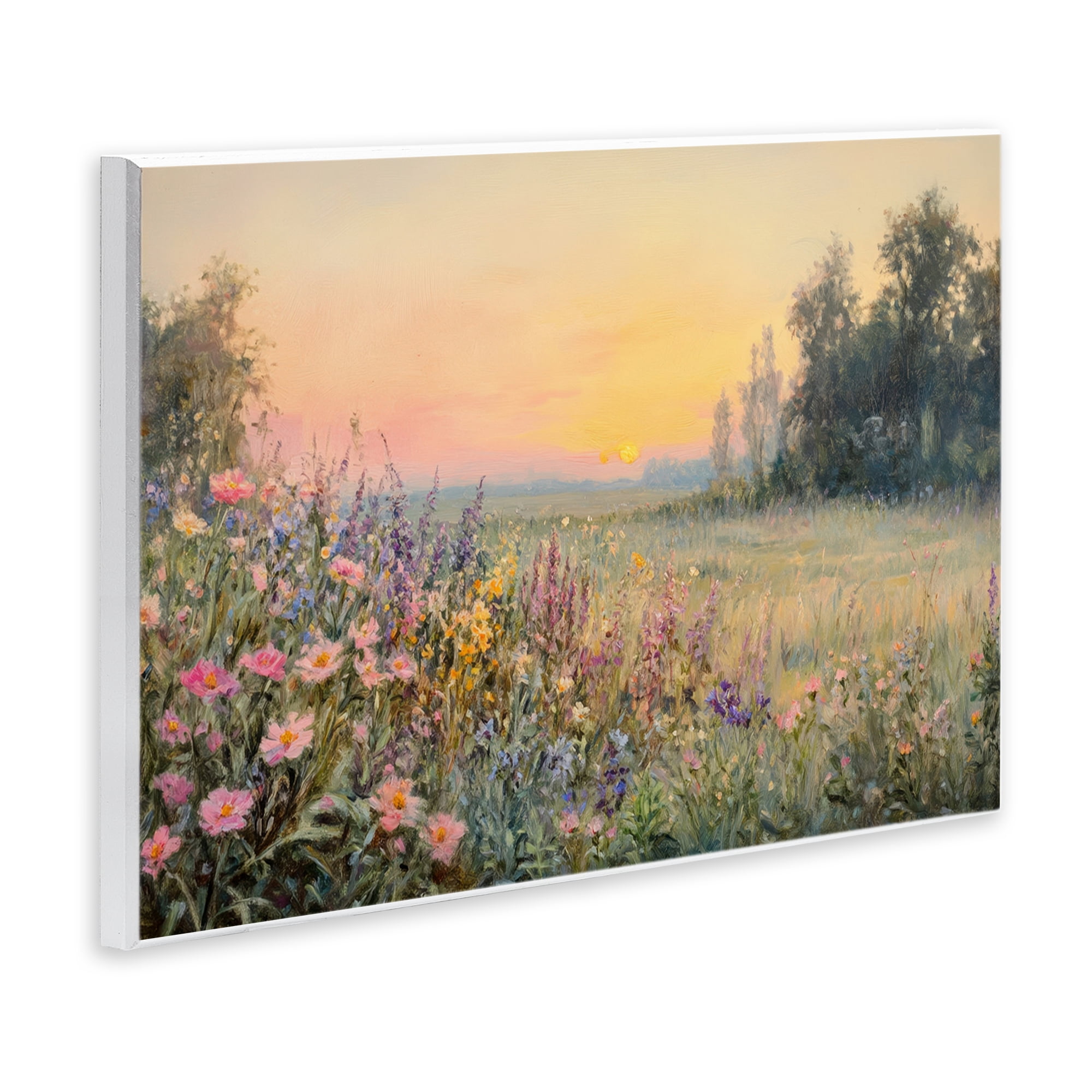 Stupell Industries Serene Twilight Meadow Wall Plaque Art, design by Petal Prints Design