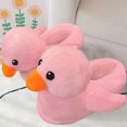 thumbnail image 6 of Dakaela Cartoon Slippers Womens Mens Animal Cotton Shoes Cute Duck Bedroom Home Shoes Fuzzy Soft Winter Indoor and Outdoor Slipper, 6 of 7