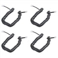 thumbnail image 1 of 4piezas 9.3 Pulgada Negro RJ9 Cable Cordon de Bobina del Modem del Telefono, 1 of 5