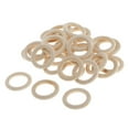thumbnail image 3 of Unfinished Wood s Circles for Macrame Wall Hanging Craft 60mm 20pcs, 3 of 8