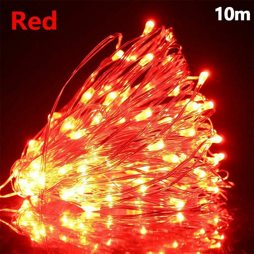 USB LED String Fairy Lights Micro Rice Wire Copper Home Xmas Christmas Party 