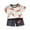 N, variant on XIMIN Toddler Boy Outfits Cartoon Animal Lion Graphics Print Short Sleeves T-Shirts Elastic Waist Shorts 2 Piece Cute Infant Summer Clothes Set (6-12 Months, J)
