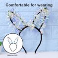 5 Pcs Rabbit Ears Hairbands Stylish Hair Bands Glow Accessories Rabbit