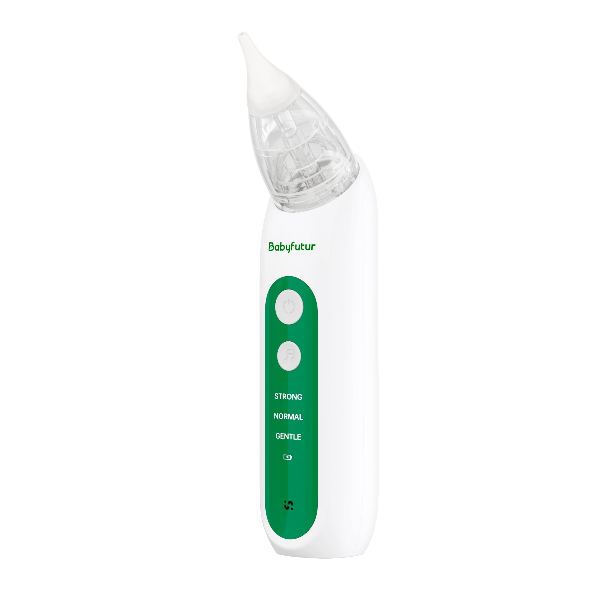 Babyfutur Electric Nasal Aspirator with Adjustable Suction, USB Rechargeable Nose Cleaner for Newborns, Infants and Toddlers