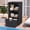 47" Tall Black, variant on BaPiPro Outdoor Towel Rack for Pool, Rattan Wicker Storage Cabinet with Shelf & Drawer, Poolside Towels Valet, 47" Tall Black