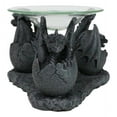 thumbnail image 4 of Fantasy Trio Gargoyle Dragons in Eggs Hatchling Candle Oil Burner Figurine, 4 of 9