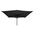 5' x 6.5' LED Rectangular Patio Half Umbrella by Trademark