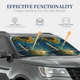 thumbnail image 5 of Yiaed Sunflower Castle Starry Sky Print Car Front Windshield Sun Shade,Foldable Anti-UV Car Sunshade for Front Window for Most Vehicles-Small, 5 of 5