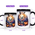 thumbnail image 4 of Happy Halloween Vampire Australian Cattle Dog BOO with Pumpkins Fun and Spooky Heat Color Changing Mug Heeler Lover Gifts Magic Coffee Mug - 00018, 4 of 4