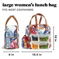 thumbnail image 4 of Fit+Fresh Insulated Lunch Bag For Women, Leakproof, With Containers, Wichita Bag Cloud, 4 of 20